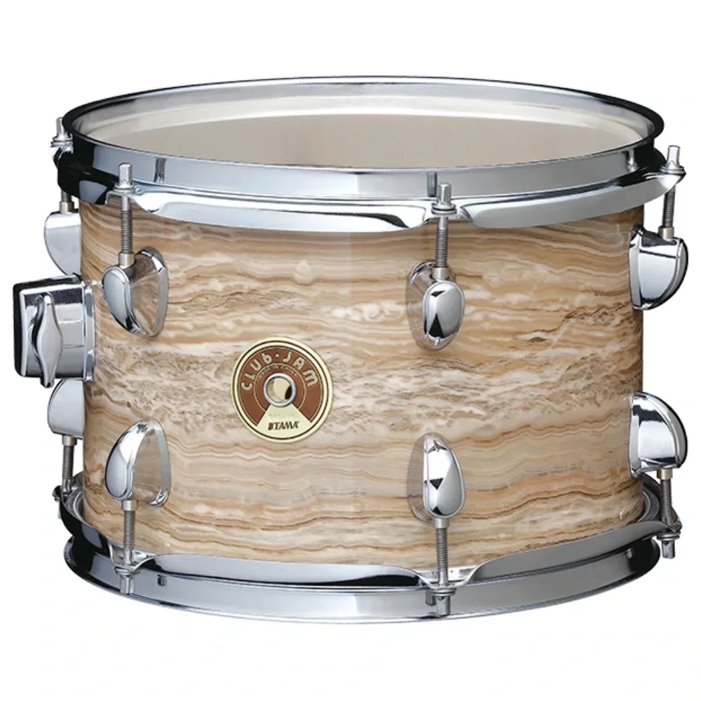 TAMA LJK48H4-CMW Club-Jam Cream Marble Wrap 4 Parça (18B/10T/14F/13S) Aksamlı Akustik Davul Seti
