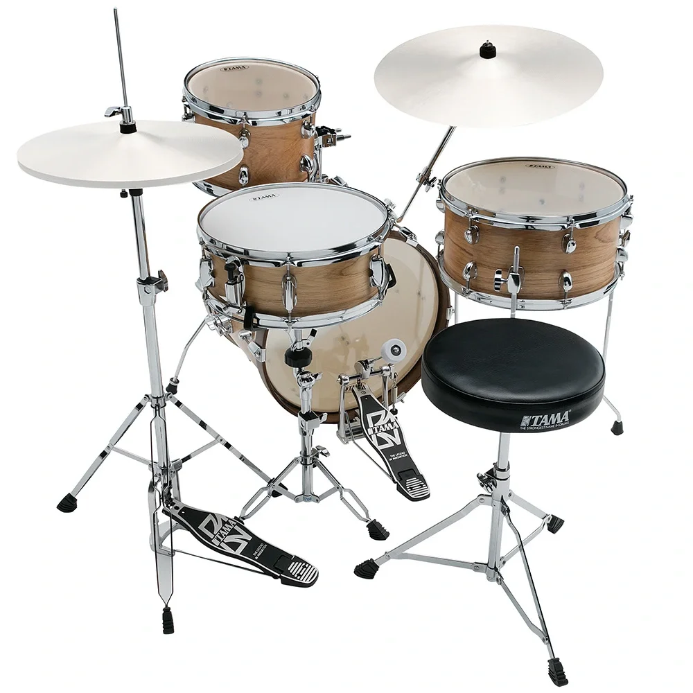 TAMA LJL48H4-SBO Club-Jam Satin Blonde 4 Parça (18B/10T/14F/13S) Aksamlı Akustik Davul Seti
