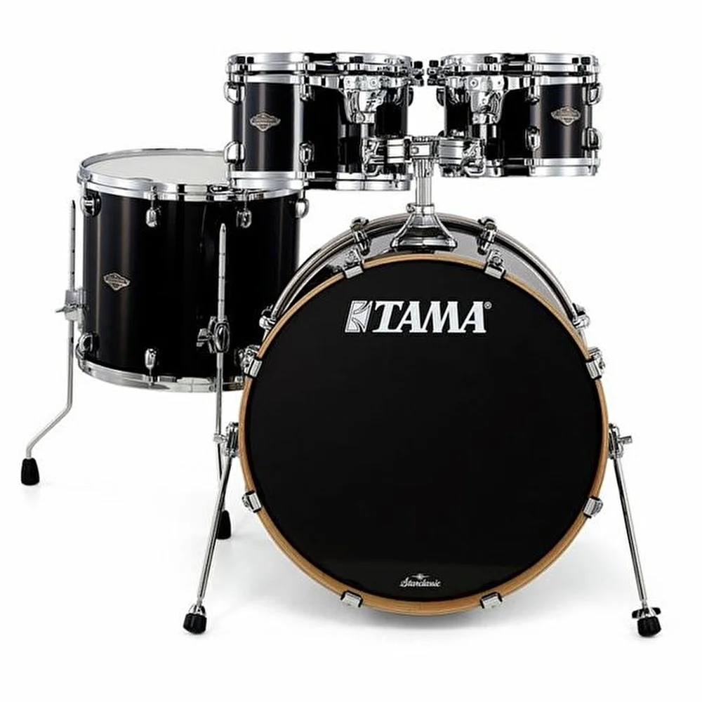 TAMA MBS42S-PBK Starclassic Performer Piano Black 4 Parça (22B/10T/12T/16F) Akustik Davul Seti