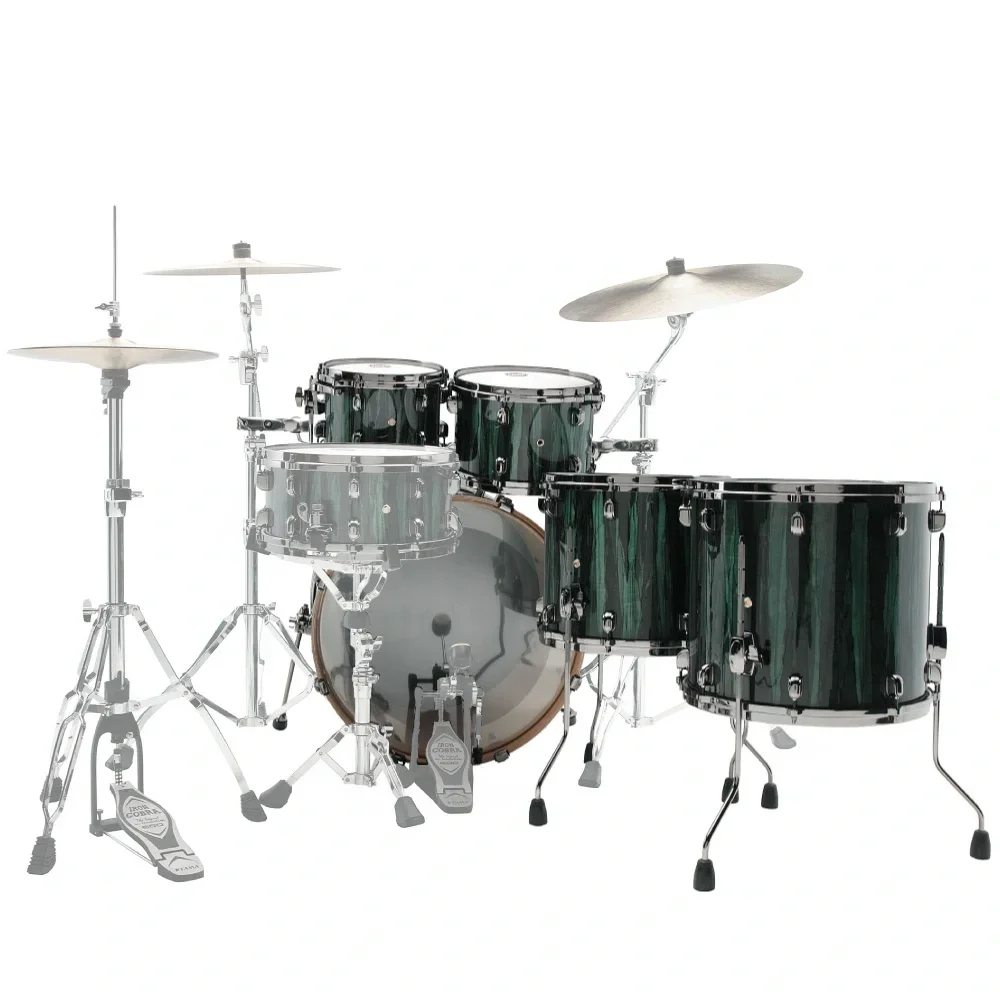 TAMA MBS52RZBNS-GGA - Starclassic Performer Green Grove Aurora 5 Parça (22B/10T/12T/14F/16F) Akustik Davul Seti