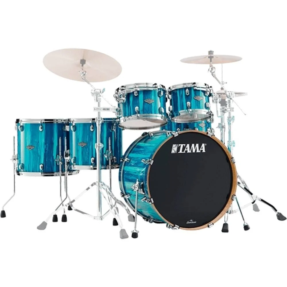TAMA MBS52RZS-SKA Starclassic Performer Sky Blue Aurora 5 Parça (22B/10T/12T/14F/16F) Akustik Davul Seti