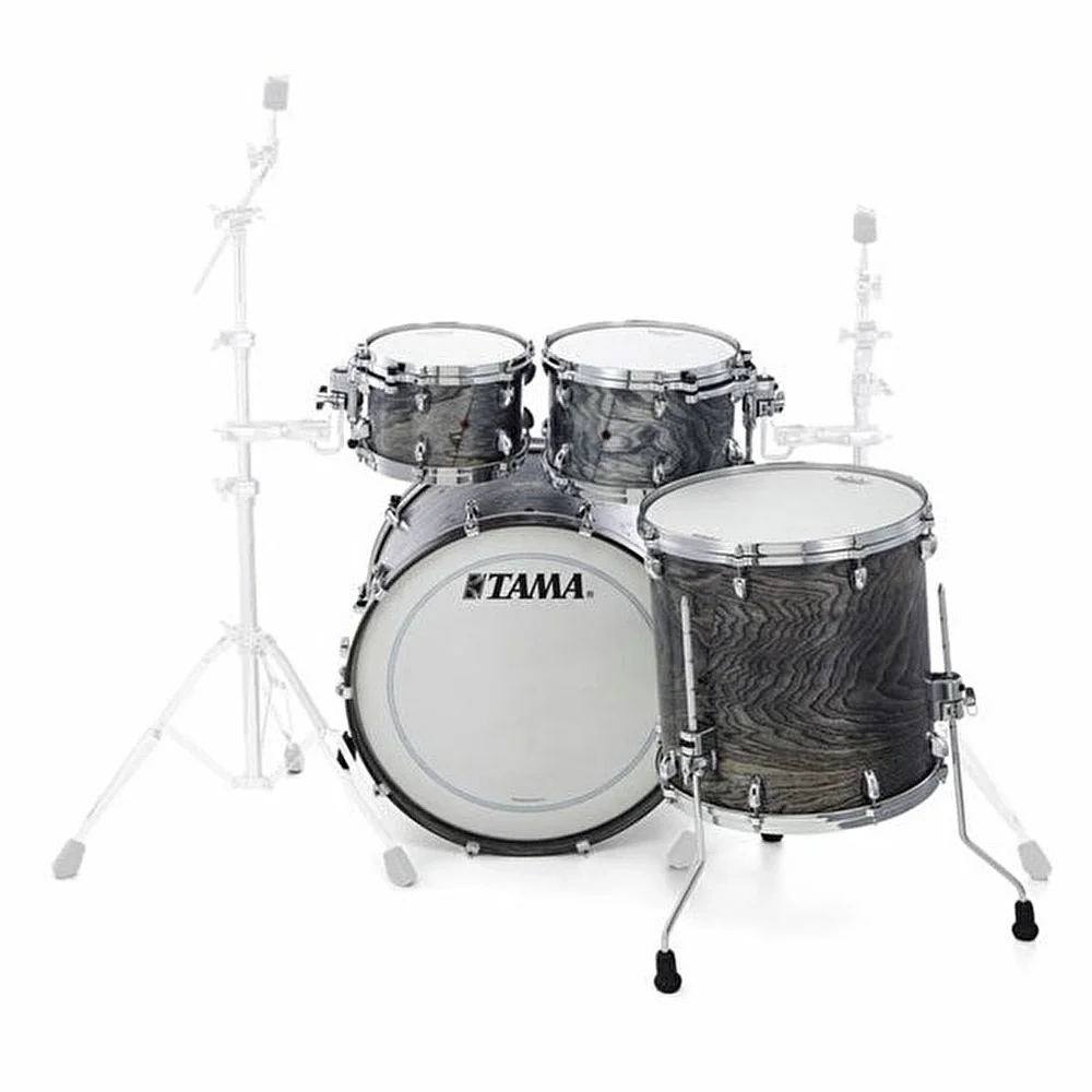 TAMA TW42RZSA-SCS STAR Walnut Satin Charcoal Japanese Sen 4 Parça (22B/10T/12T/16F) Akustik Davul Seti