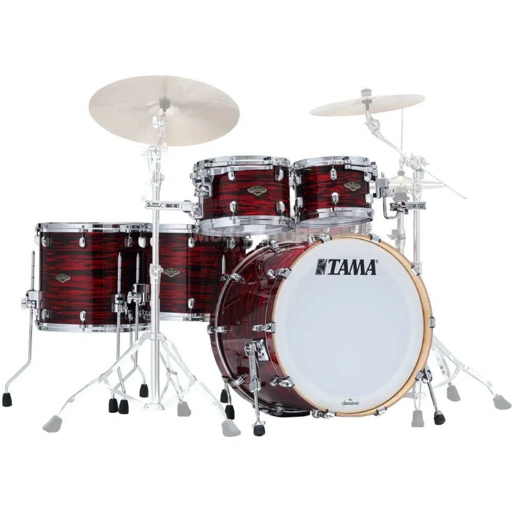 TAMA WBR52RZS-ROY - Starclassic Walnut/Birch Red Oyster 5 Parça (22B/10T/12T/14F/16F) Akustik Davul Seti