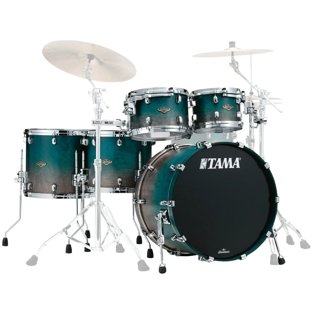 TAMA WBS52RZS-SPF Starclassic Walnut/Birch Satin Sapphire Fade 5 Parça (22B/10T/12T/14F/16F) Akustik Davul Seti