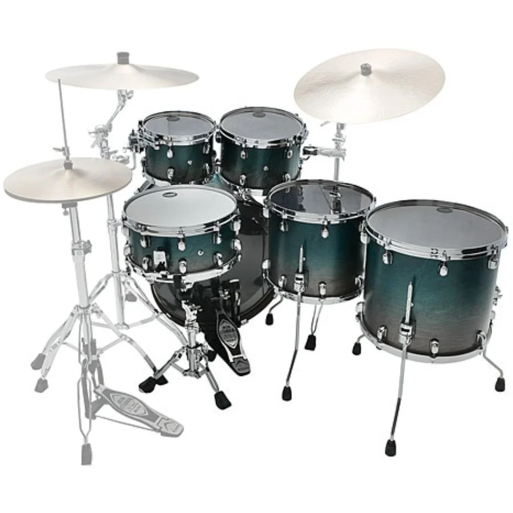 TAMA WBS52RZS-SPF Starclassic Walnut/Birch Satin Sapphire Fade 5 Parça (22B/10T/12T/14F/16F) Akustik Davul Seti