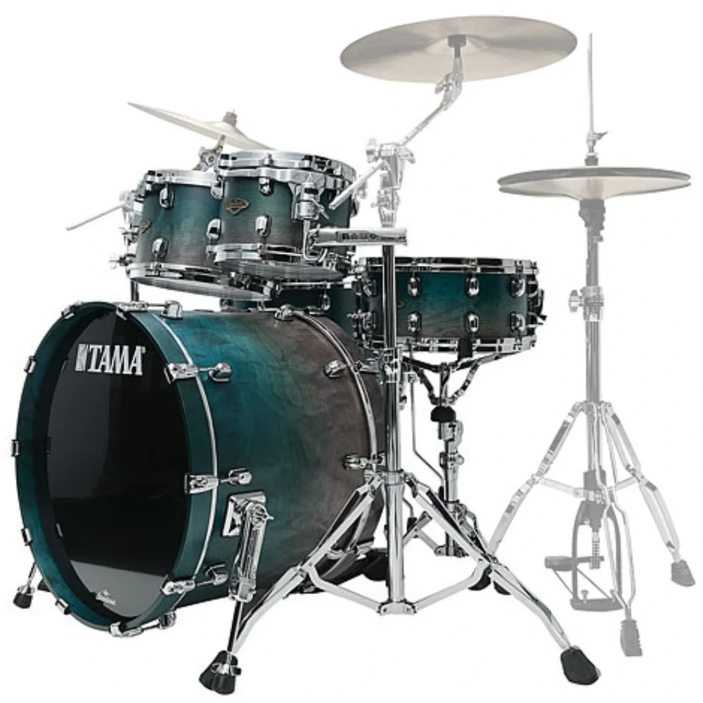 TAMA WBS52RZS-SPF Starclassic Walnut/Birch Satin Sapphire Fade 5 Parça (22B/10T/12T/14F/16F) Akustik Davul Seti