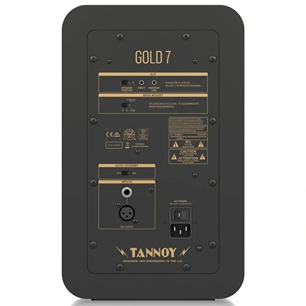 TANNOY Gold 7 Stüdyo Monitörü (Tek)