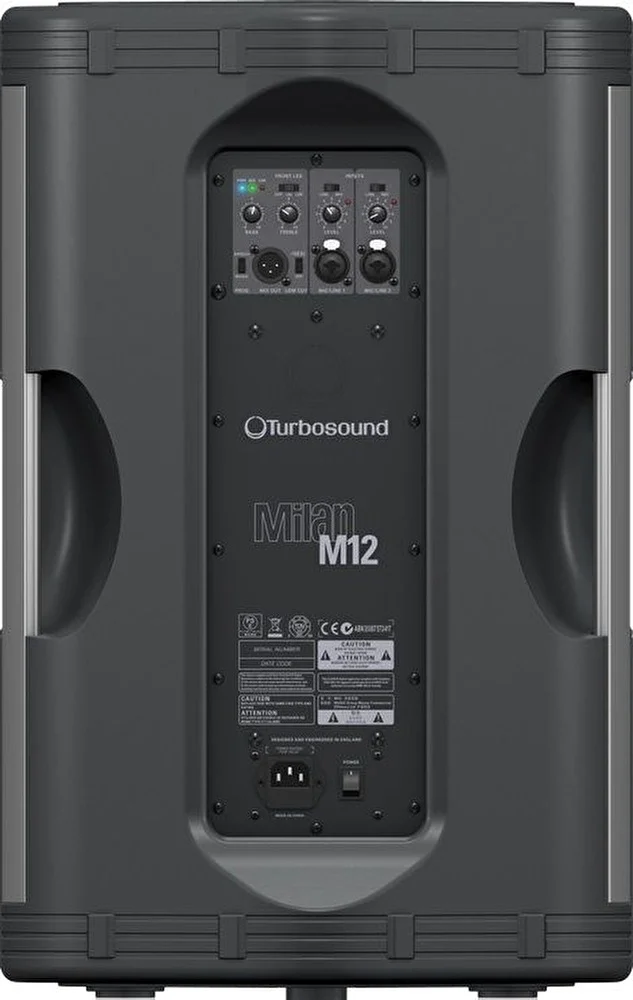 Turbosound M12 12" 1100W Aktif Hoparlör 2-ch Mic/Line Mixer