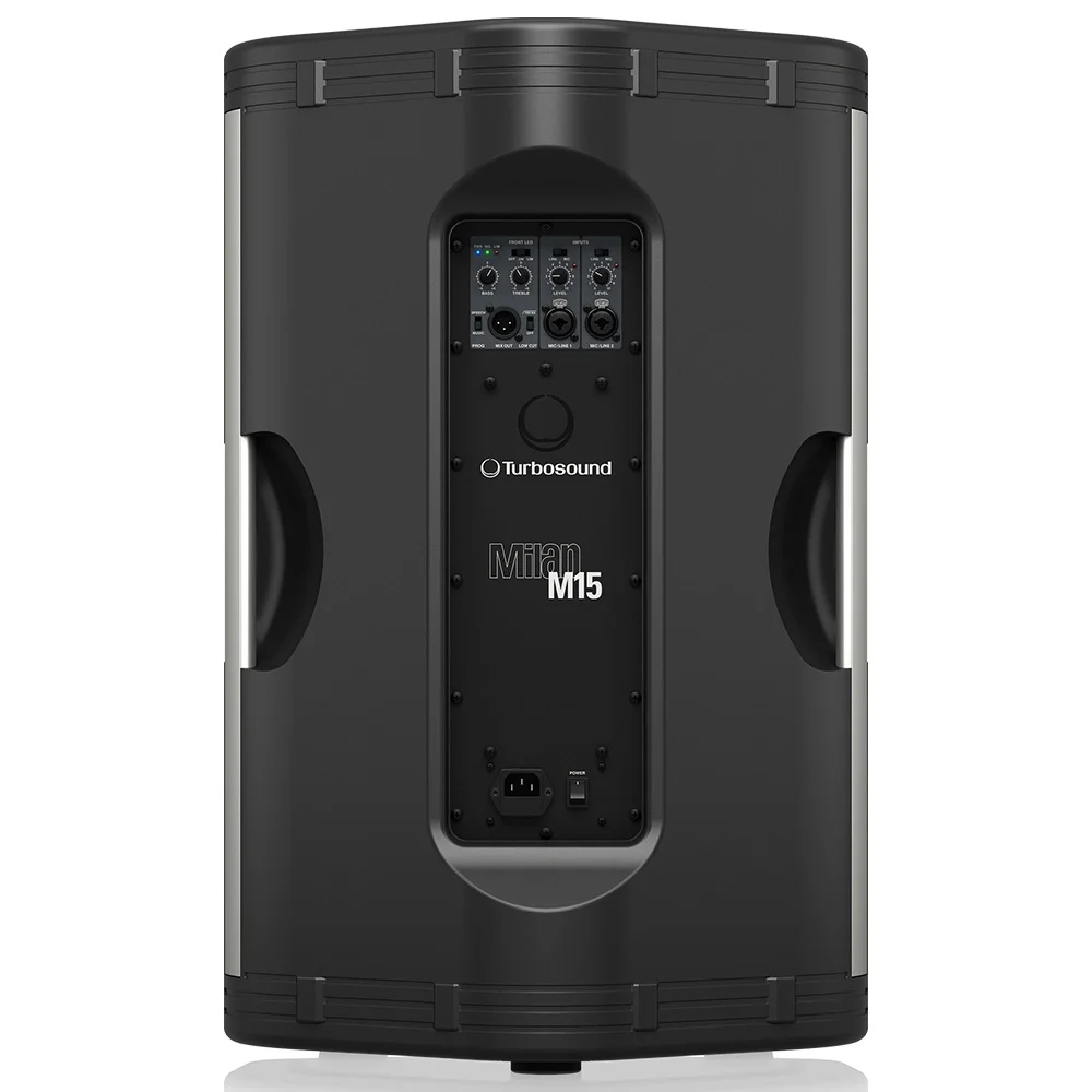 Turbosound Milan M15 15" 1100W Aktif Hoparlor 2-ch Mic/Line Mixer