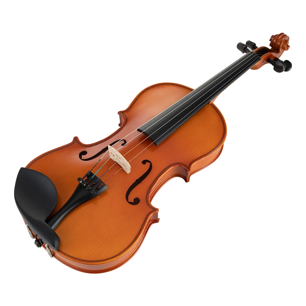 VANETTA VL-2A  1/4 Abanoz Kulaklı Masif Mat Keman
