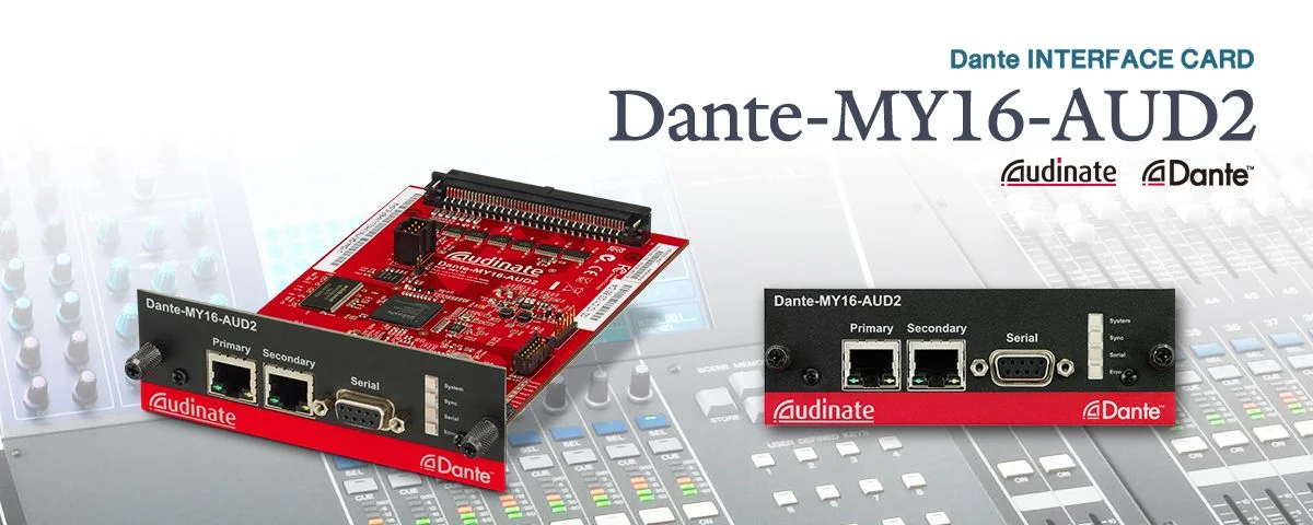 Yamaha DANTE-MY16-AUD2 16-Kanal Dante Network I/O Card