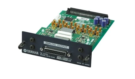 Yamaha My8-Da96 8 Ch. Analog Output Card, 25-Pin D-Sub Connector